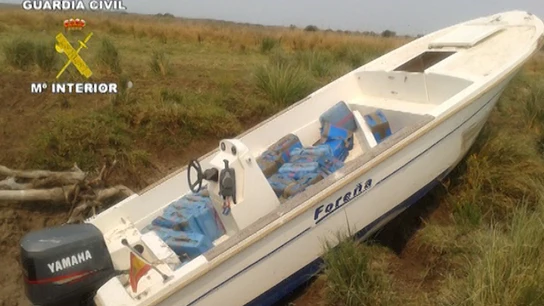 Embarcación utilizada para el tráfico de hachís Embarcación utilizada para el tráfico de hachís