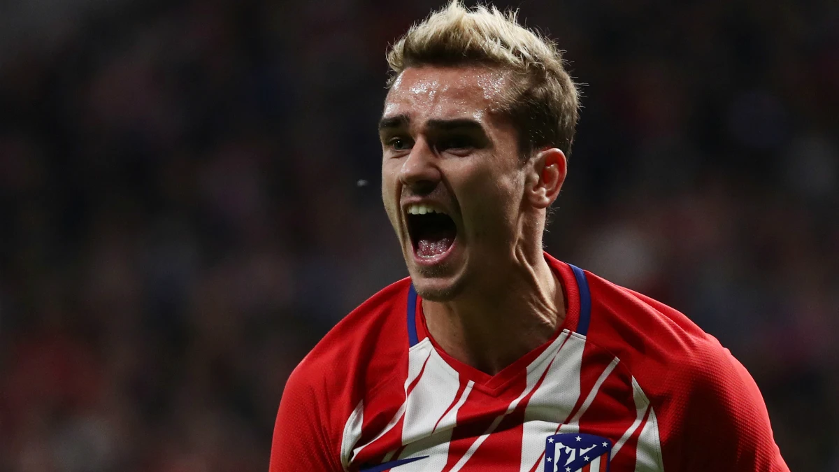 Griezmann protesta una acción