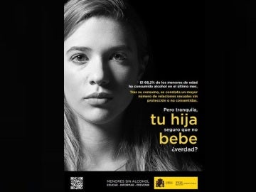 Cartel retirado por el ministerio de Sanidad Cartel retirado por el ministerio de Sanidad