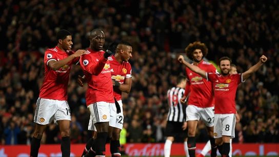 El Manchester United celebra un gol El Manchester United celebra un gol