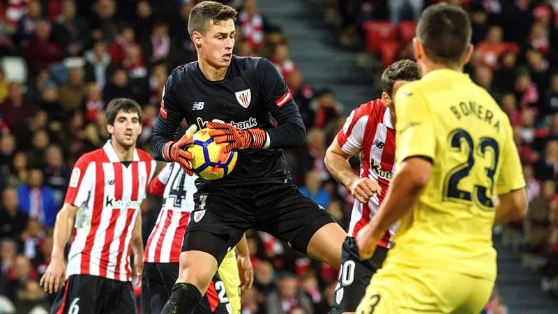 El portero del Athletic, Kepa Arrizabalaga.