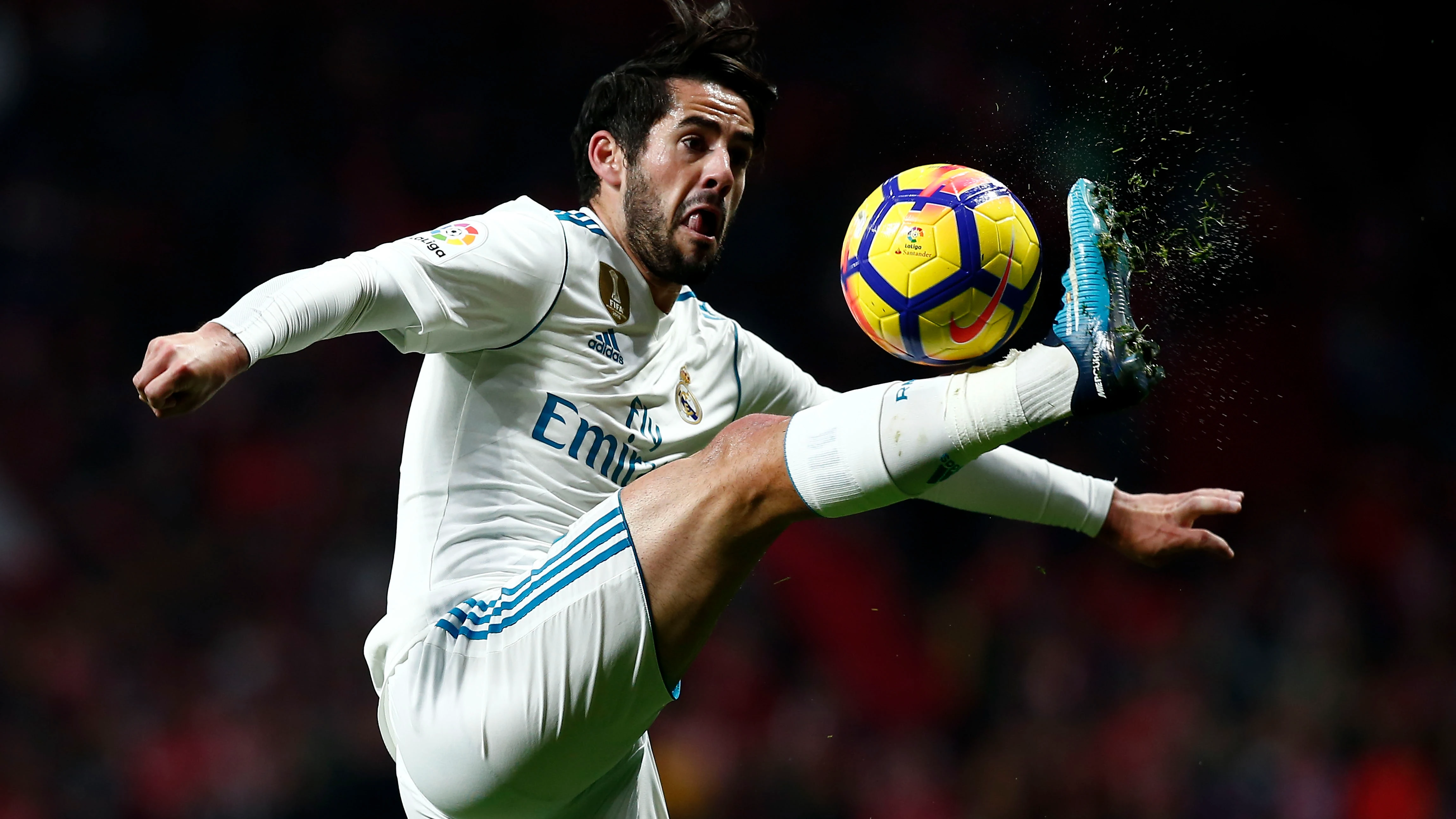 Isco, en el derbi ante el Atlético de Madrid