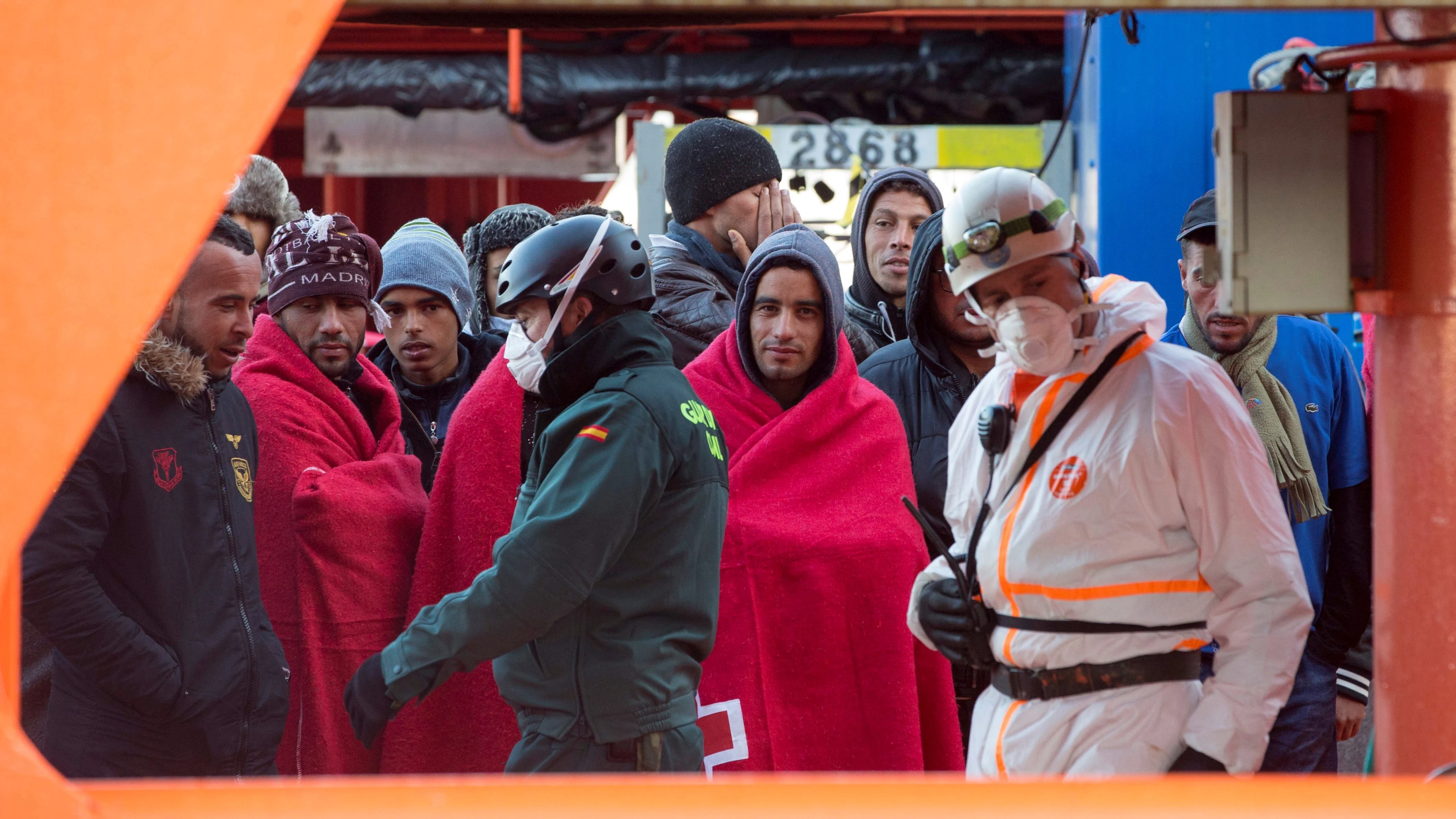 Los inmigrantes han llegado en las últimas horas a Cartagena transportados por el patrullero 