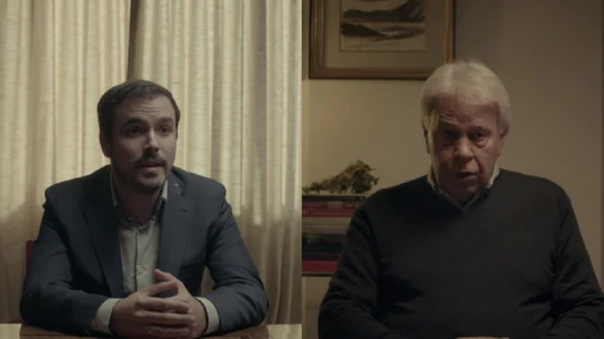 Alberto Garzón y Felipe González Alberto Garzón y Felipe González