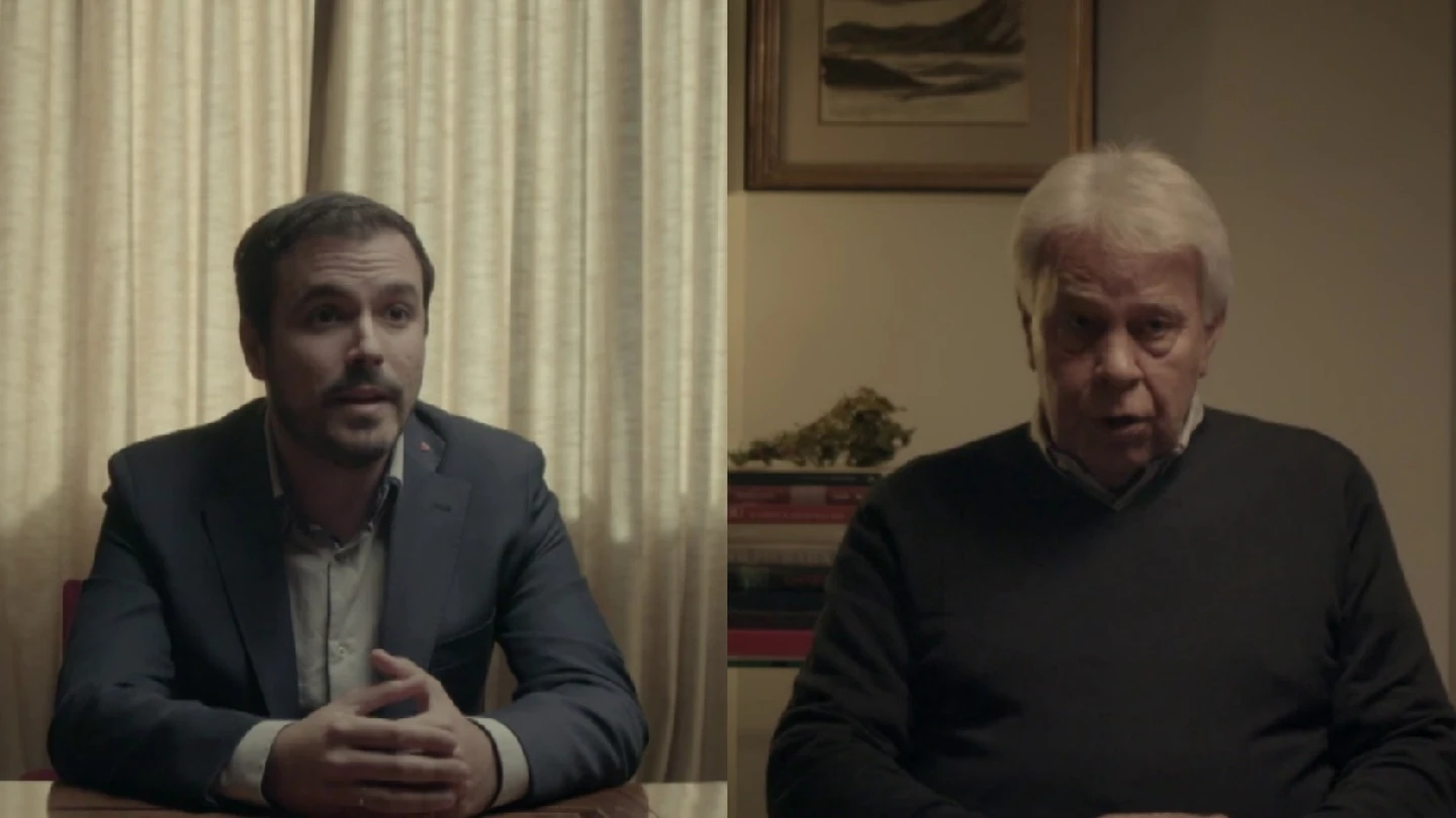 Alberto Garzón y Felipe González Alberto Garzón y Felipe González