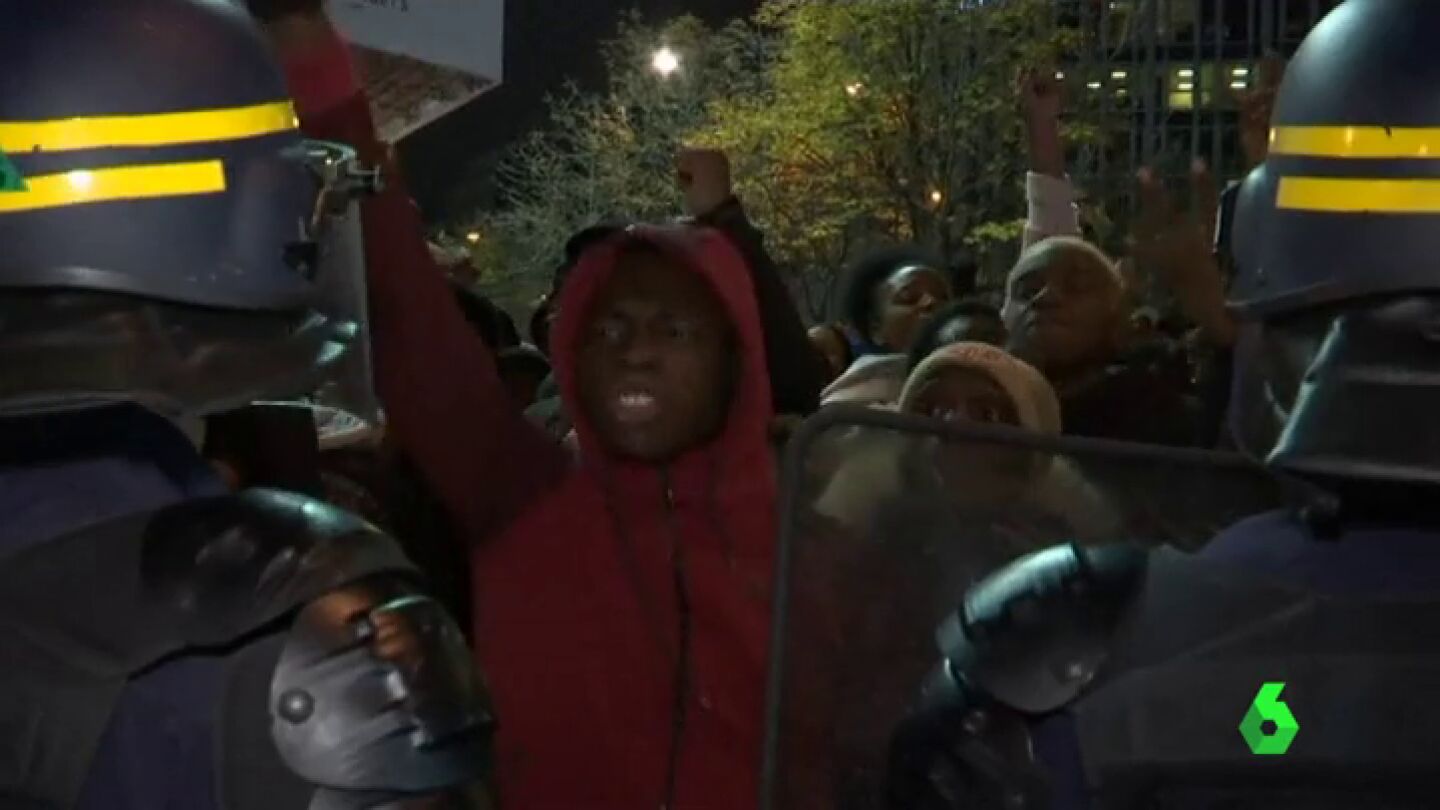 Inmigrantes protestan en Par&iacute;s por la esclavitud en Libia