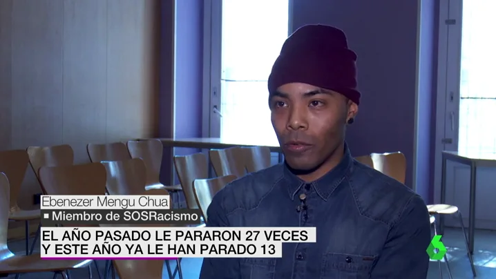 Ebenezer Mengu Chua, miembro de SOS Racismo Ebenezer Mengu Chua, miembro de SOS Racismo