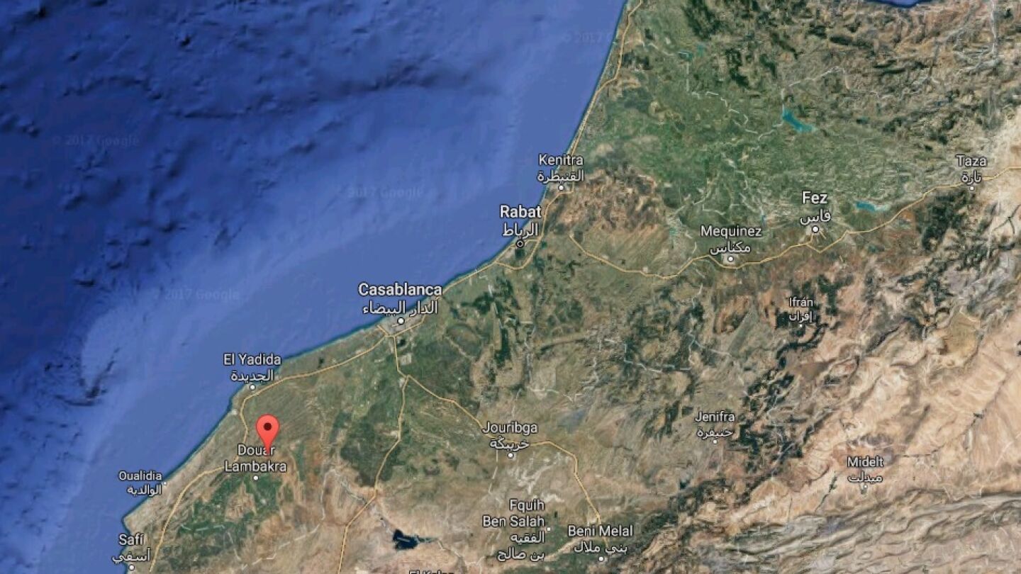 Localizaci&oacute;n de Sidi Boualam
