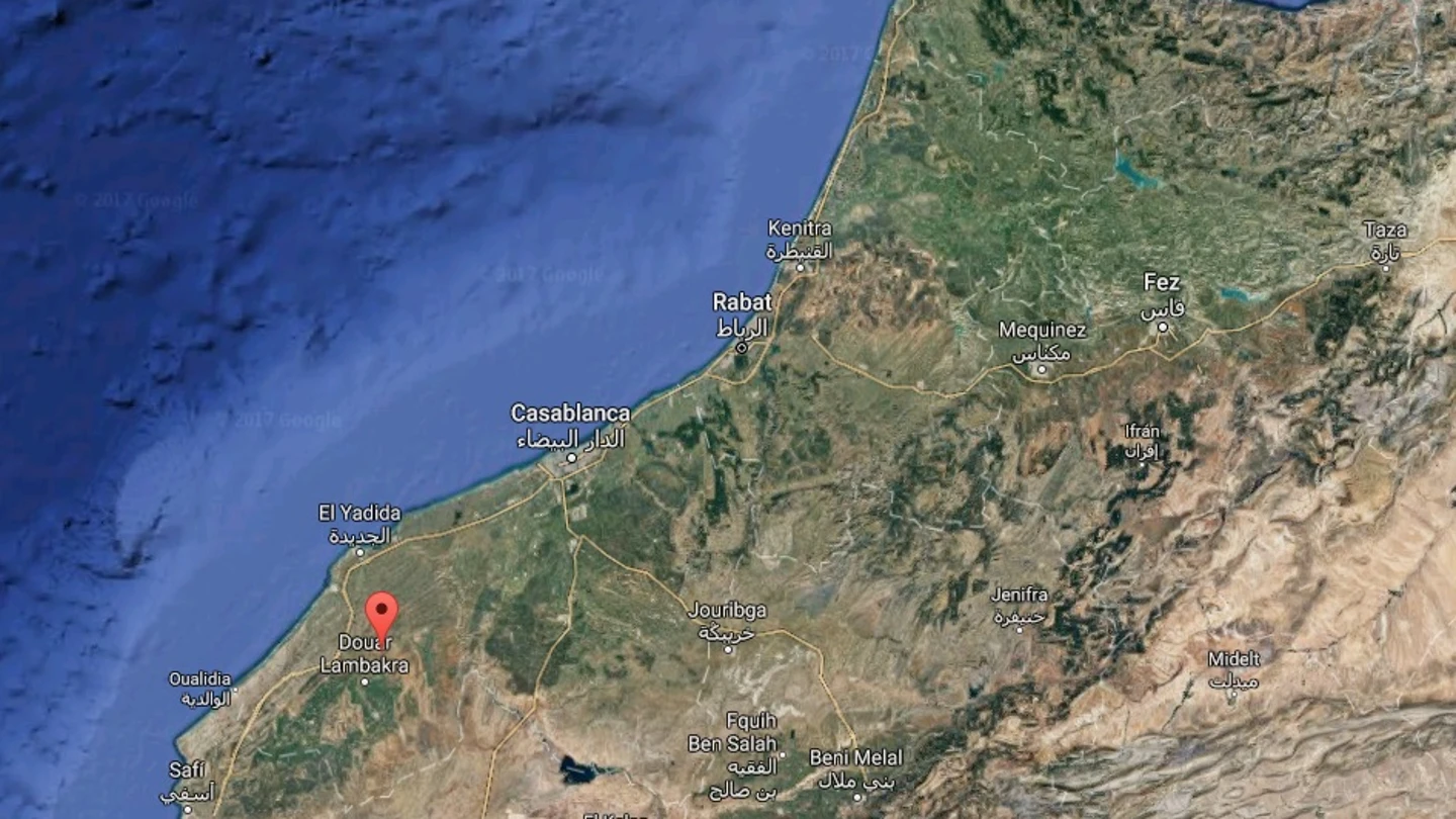 Localización de Sidi Boualam Localización de Sidi Boualam