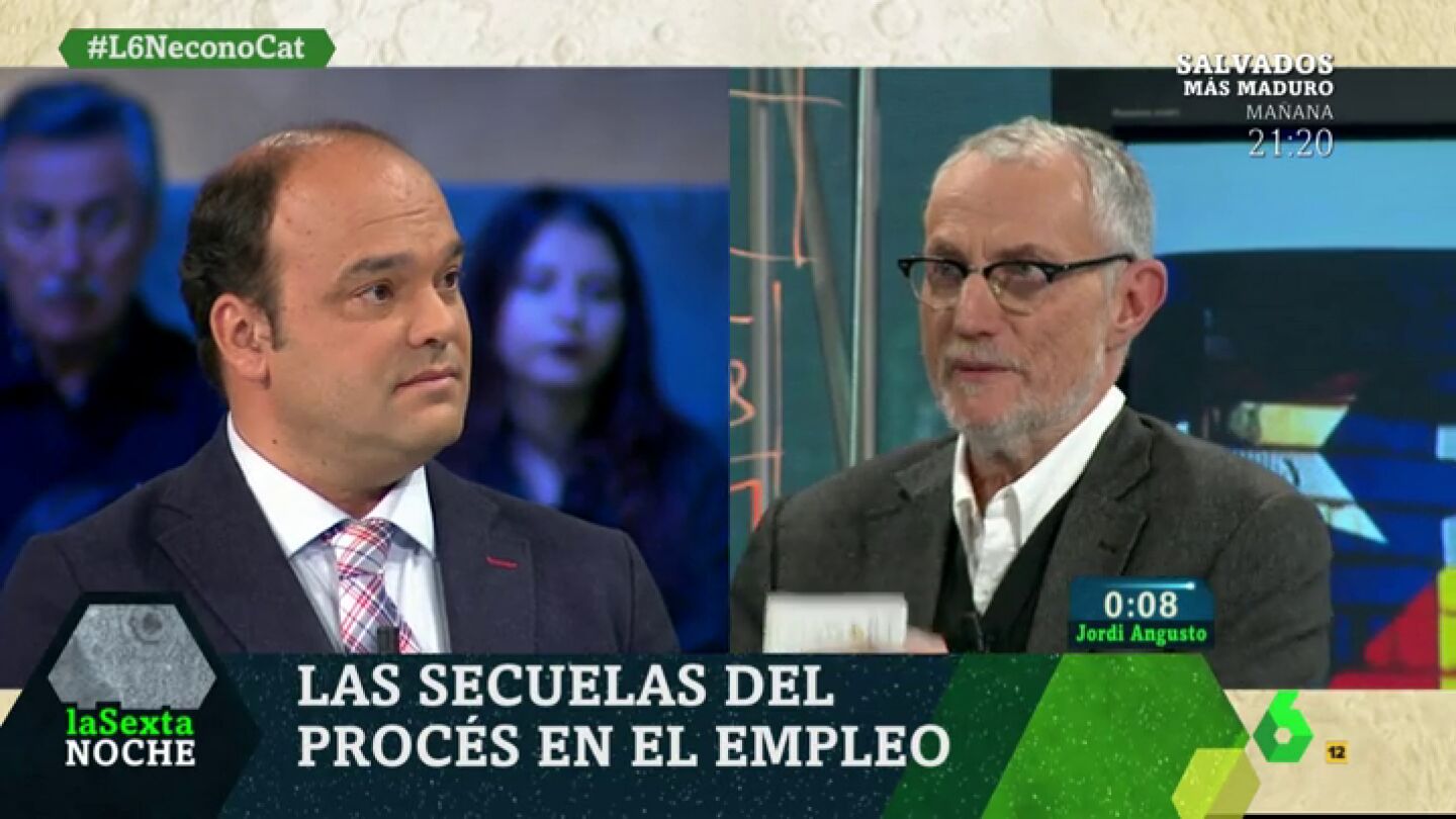 Pizarra econ&oacute;mica en laSexta Noche