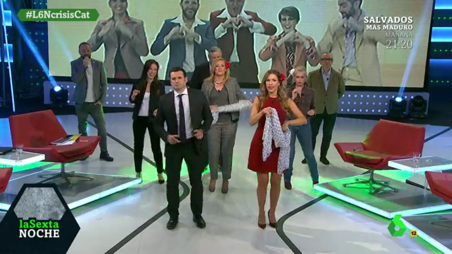 laSexta Noche bailando el 'Amigos para siempre'