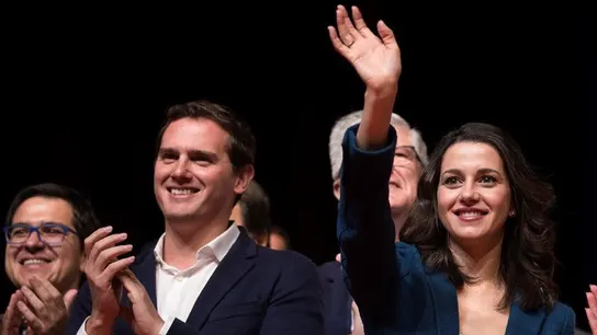 El presidente de Ciudadanos, Albert Rivera, y la líder de esta formación en Cataluña, Inés Arrimadas El presidente de Ciudadanos, Albert Rivera, y la líder de esta formación en Cataluña, Inés Arrimadas