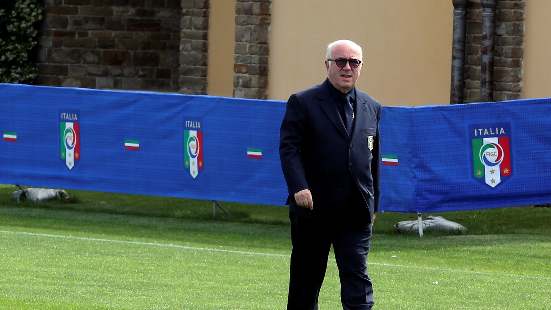 El presidente de la Federación de Fútbol de italia, Carlo Tavecchio