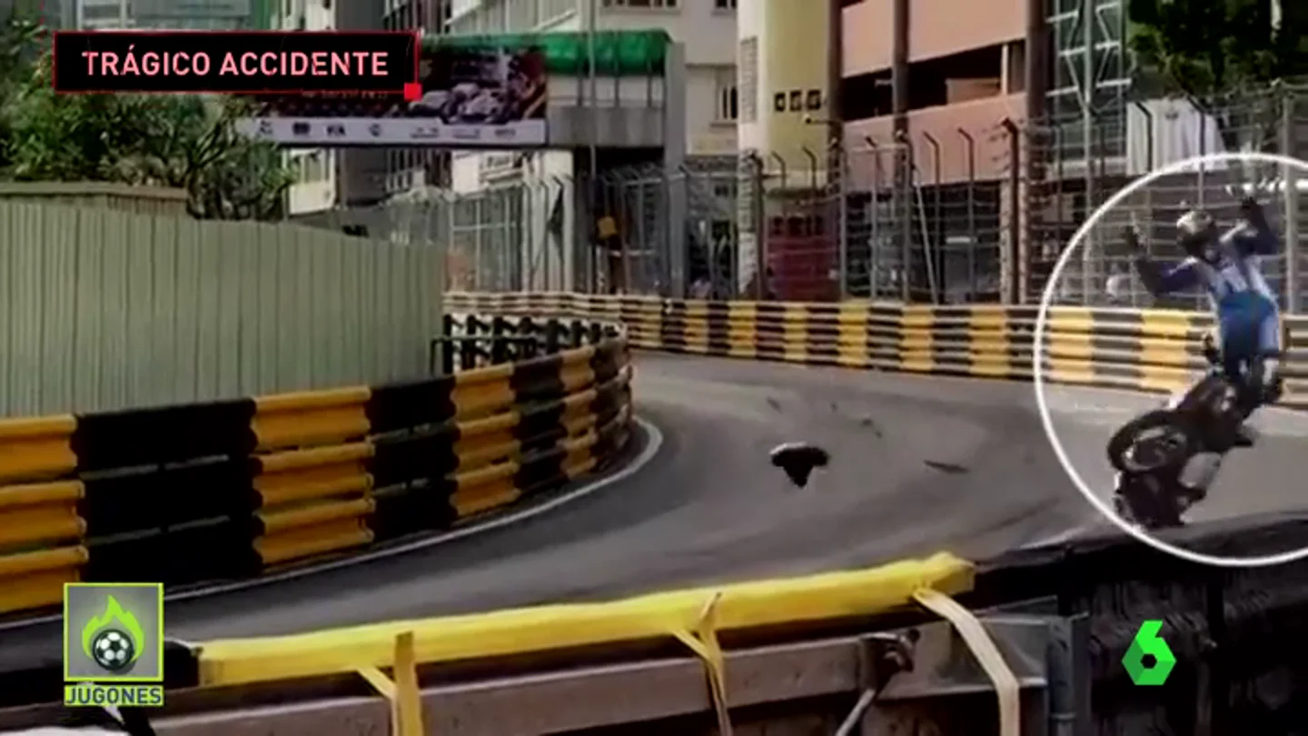 El terrible accidente que le costó la vida a Daniel Hegarty en Macao El terrible accidente que le costó la vida a Daniel Hegarty en Macao