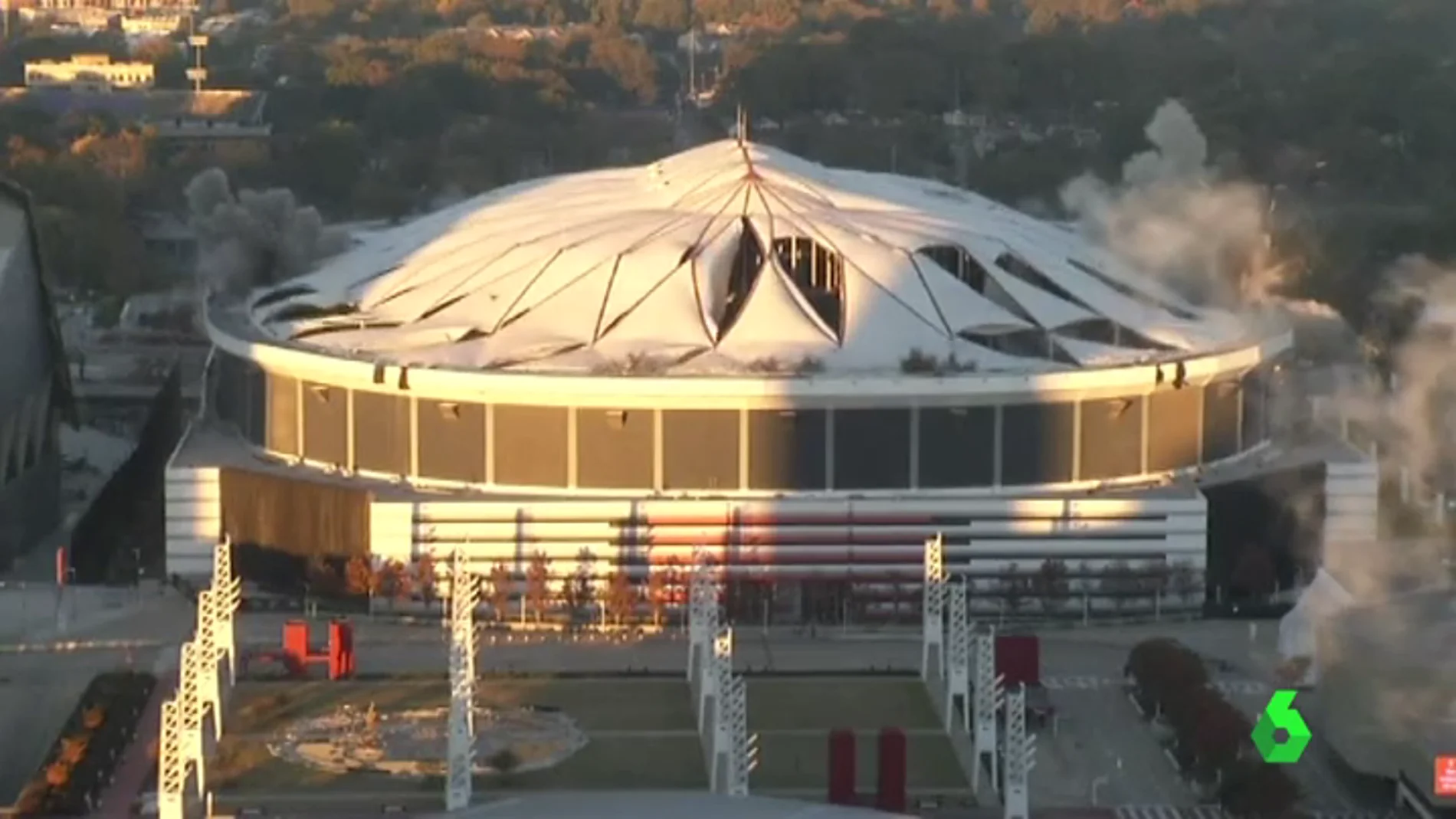 Demolición del estadio de Atlanta