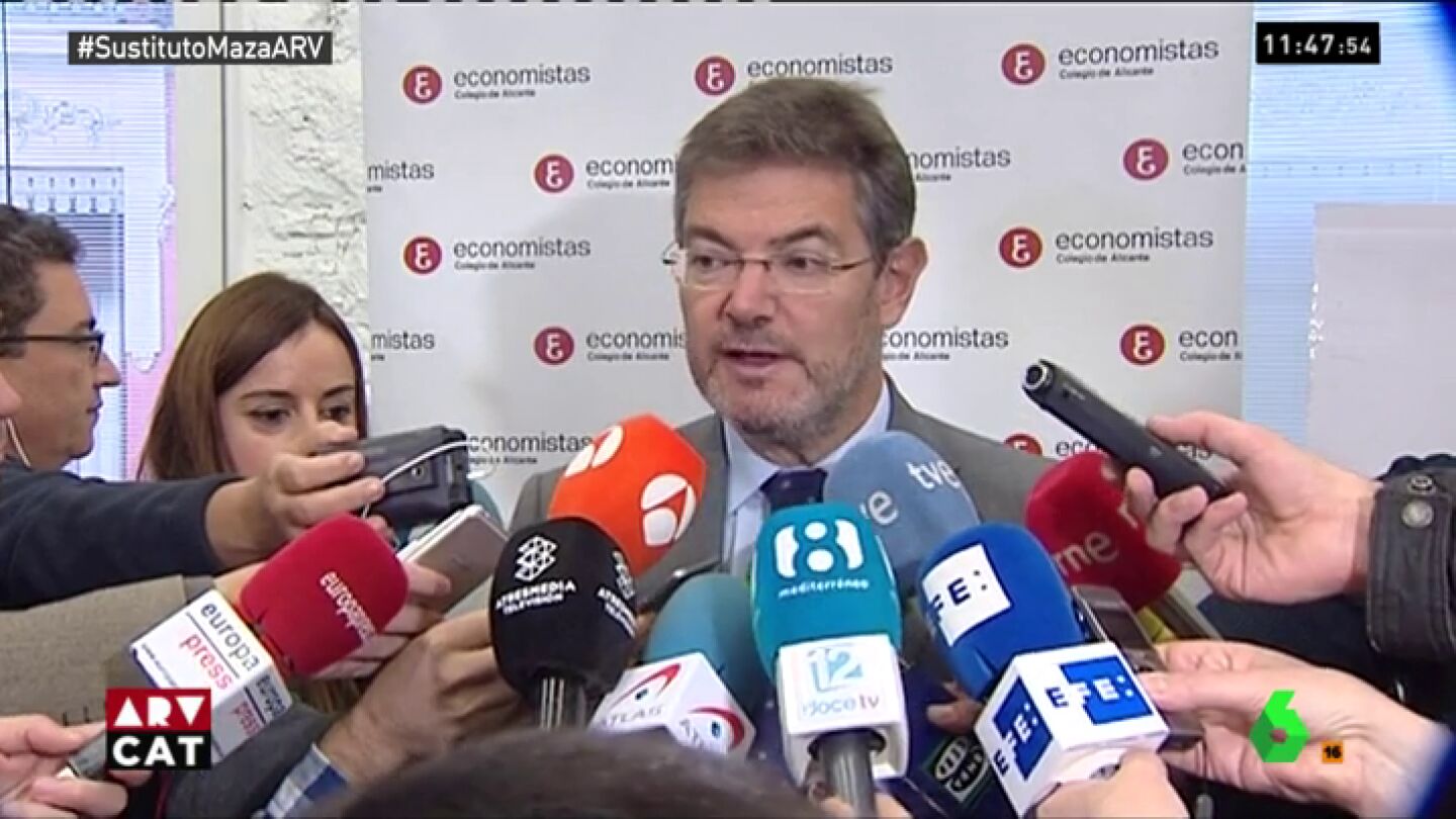 El ministro de Justicia, Rafael Catal&aacute;