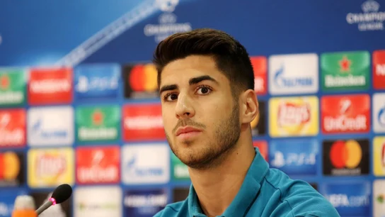 Marco Asensio, en rueda de prensa Marco Asensio, en rueda de prensa