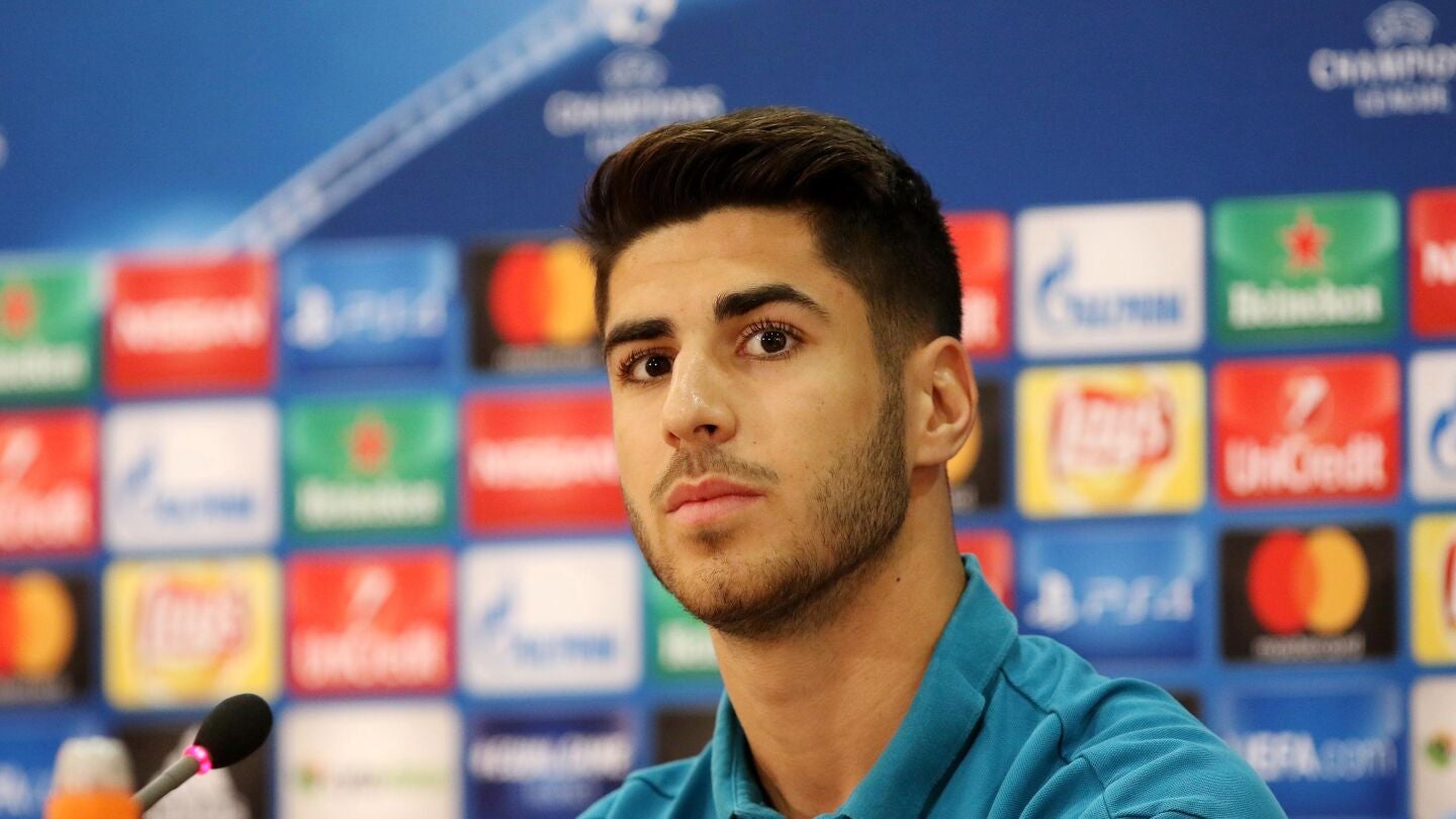 Marco Asensio, en rueda de prensa