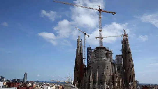 Vista de la Sagrada Familia Vista de la Sagrada Familia