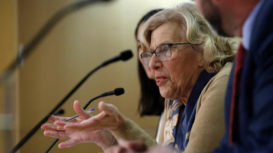 La alcaldesa de Madrid, Manuela Carmena La alcaldesa de Madrid, Manuela Carmena