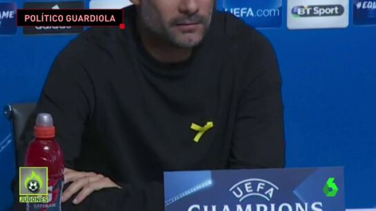 Vuelve el Guardiola m&aacute;s pol&iacute;tico