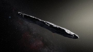 El alargadisimo Oumuamua el primer asteroide interestelar
