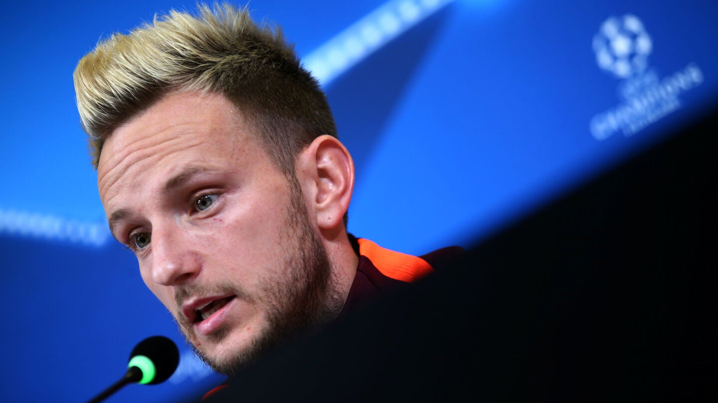 Ivan Rakitic, en rueda de prensa