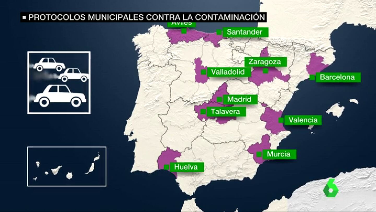 La poluci&oacute;n ahoga Espa&ntilde;a: 16 ciudades superan l&iacute;mite de emisiones de part&iacute;culas contaminantes