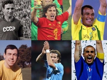 Las siete leyendas que ejercerán de ayudantes en el sorteo del Mundial Las siete leyendas que ejercerán de ayudantes en el sorteo del Mundial