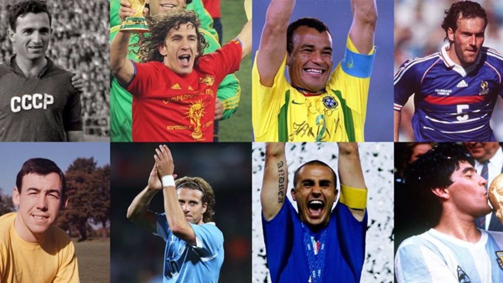 Las siete leyendas que ejercer&aacute;n de ayudantes en el sorteo del Mundial