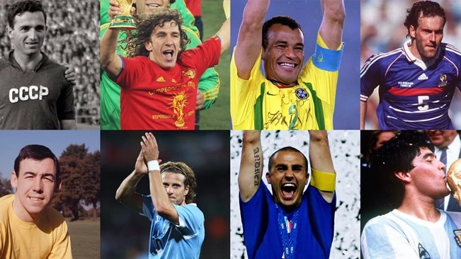 Las siete leyendas que ejercerán de ayudantes en el sorteo del Mundial Las siete leyendas que ejercerán de ayudantes en el sorteo del Mundial