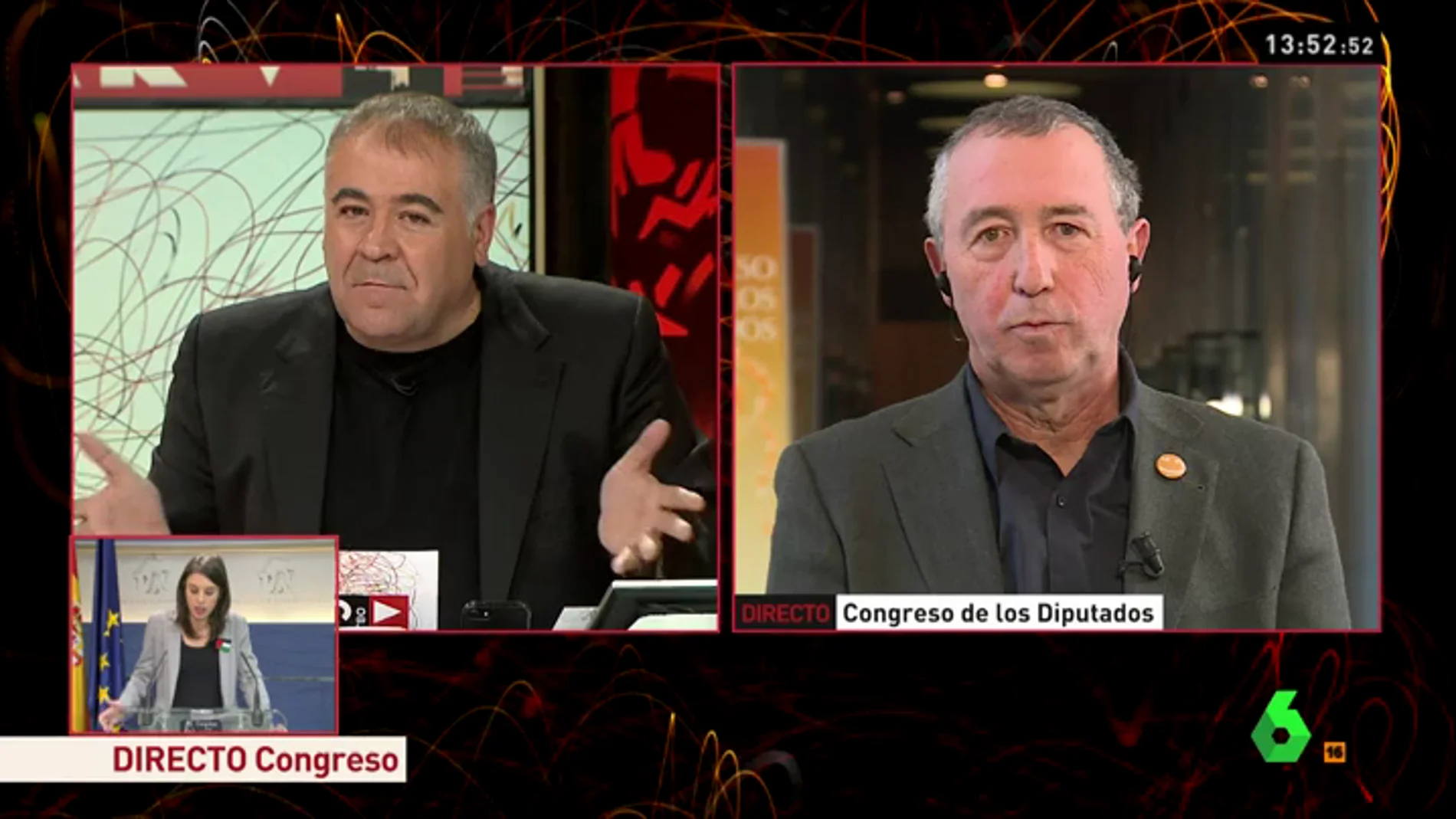Joan Baldoví: "No estamos en contra del Cupo vasco, estamos en contra de que el PP utilice el Cupo vasco"
