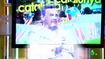Miki Nadal aparece en forma de holograma en Zapeando