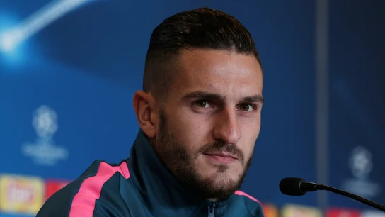 Koke, en rueda de prensa Koke, en rueda de prensa