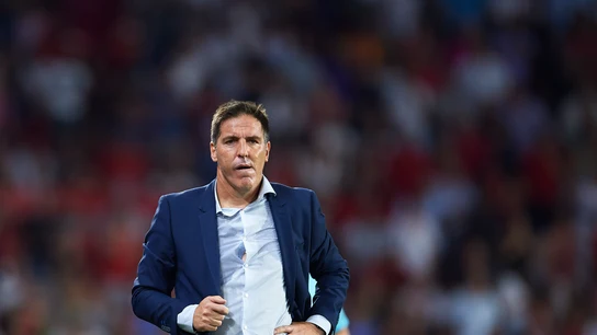 Berizzo, durante un partido con el Sevilla Berizzo, durante un partido con el Sevilla