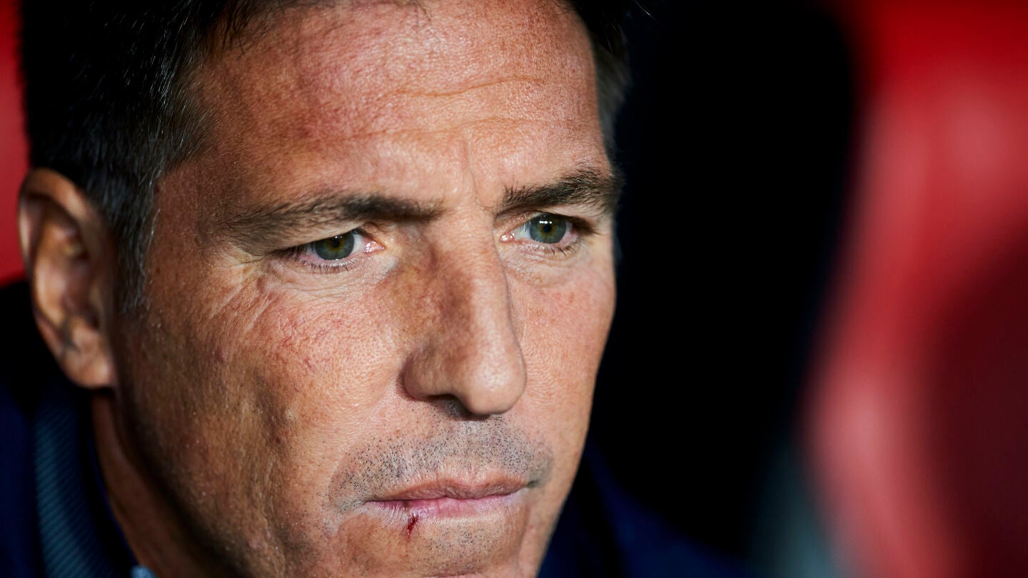 Berizzo, durante el partido contra el Liverpool