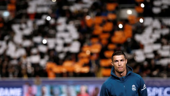 Cristiano Ronaldo, antes del partido contra el APOEL en Nicosia Cristiano Ronaldo, antes del partido contra el APOEL en Nicosia