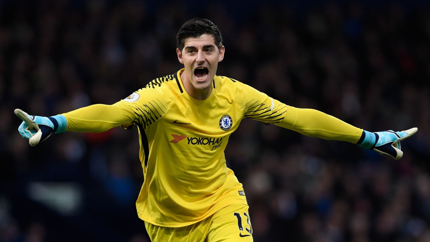 Thibaut Courtois, durante un partido con el Chelsea