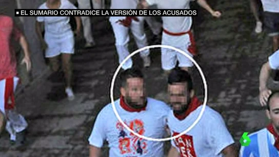 Dos de los miembros de 'La Manada' en San Fermín Dos de los miembros de 'La Manada' en San Fermín