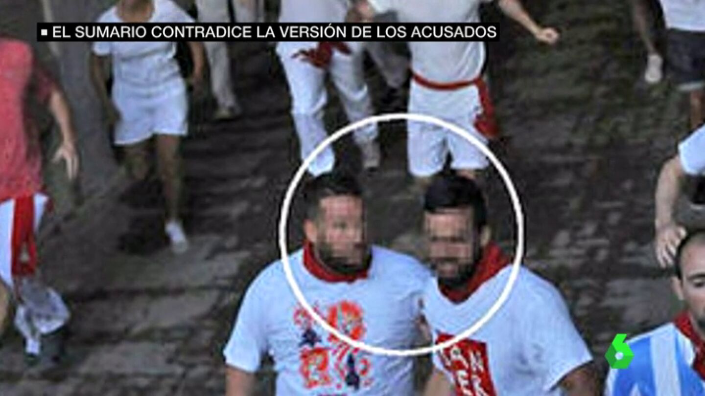 Dos de los miembros de 'La Manada' en San Ferm&iacute;n