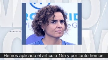 Dolors Montserrat: “Desde la aplicación del 155 las empresas ya no se están marchando de Cataluña”