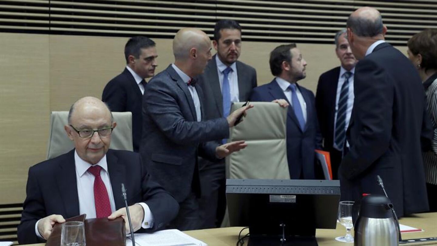 El Ministro de Hacienda, Crist&oacute;bal Montoro