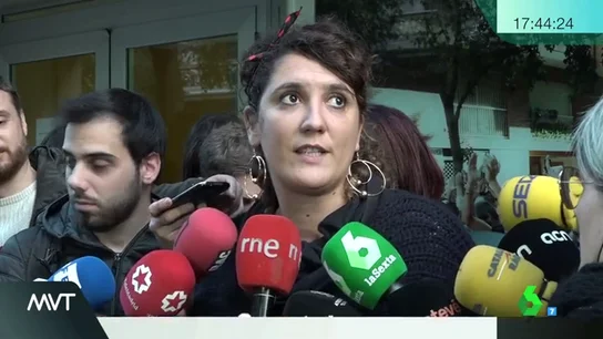 Nuria Gispert, portavoz de la CUP Nuria Gispert, portavoz de la CUP