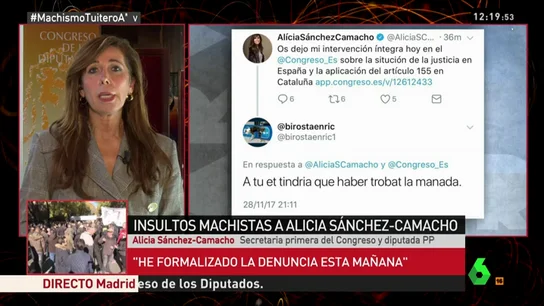 Sánchez-Camacho, sobre las amenazas de violación: "En Cataluña se ha fomentado el odio y el supremacismo" Sánchez-Camacho, sobre las amenazas de violación: "En Cataluña se ha fomentado el odio y el supremacismo"