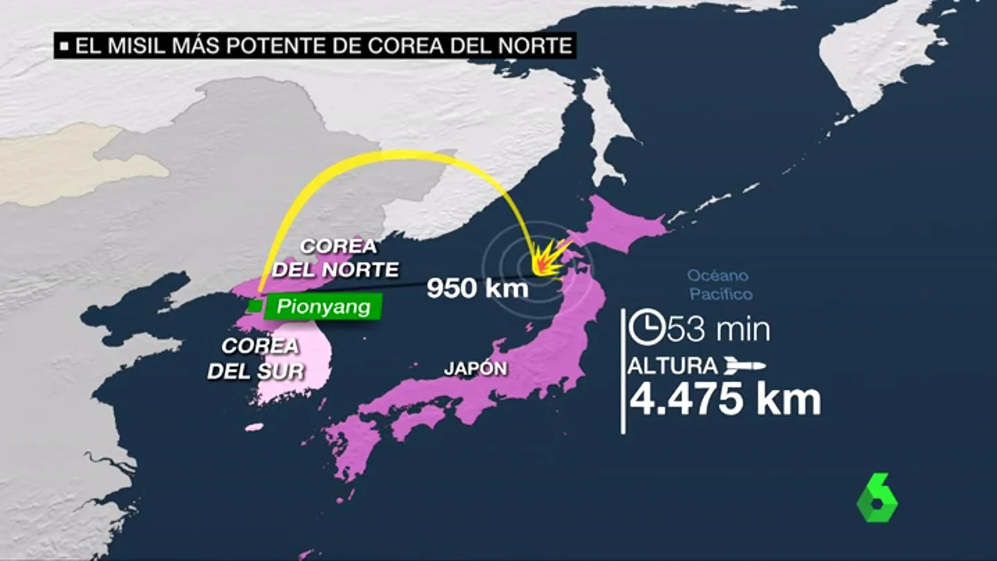 El misil más potente desde Corea del Norte El misil más potente desde Corea del Norte