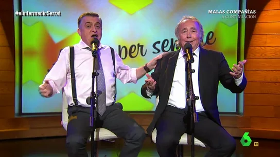 El Gran Wyoming y Joan Manuel Serrat El Gran Wyoming y Joan Manuel Serrat