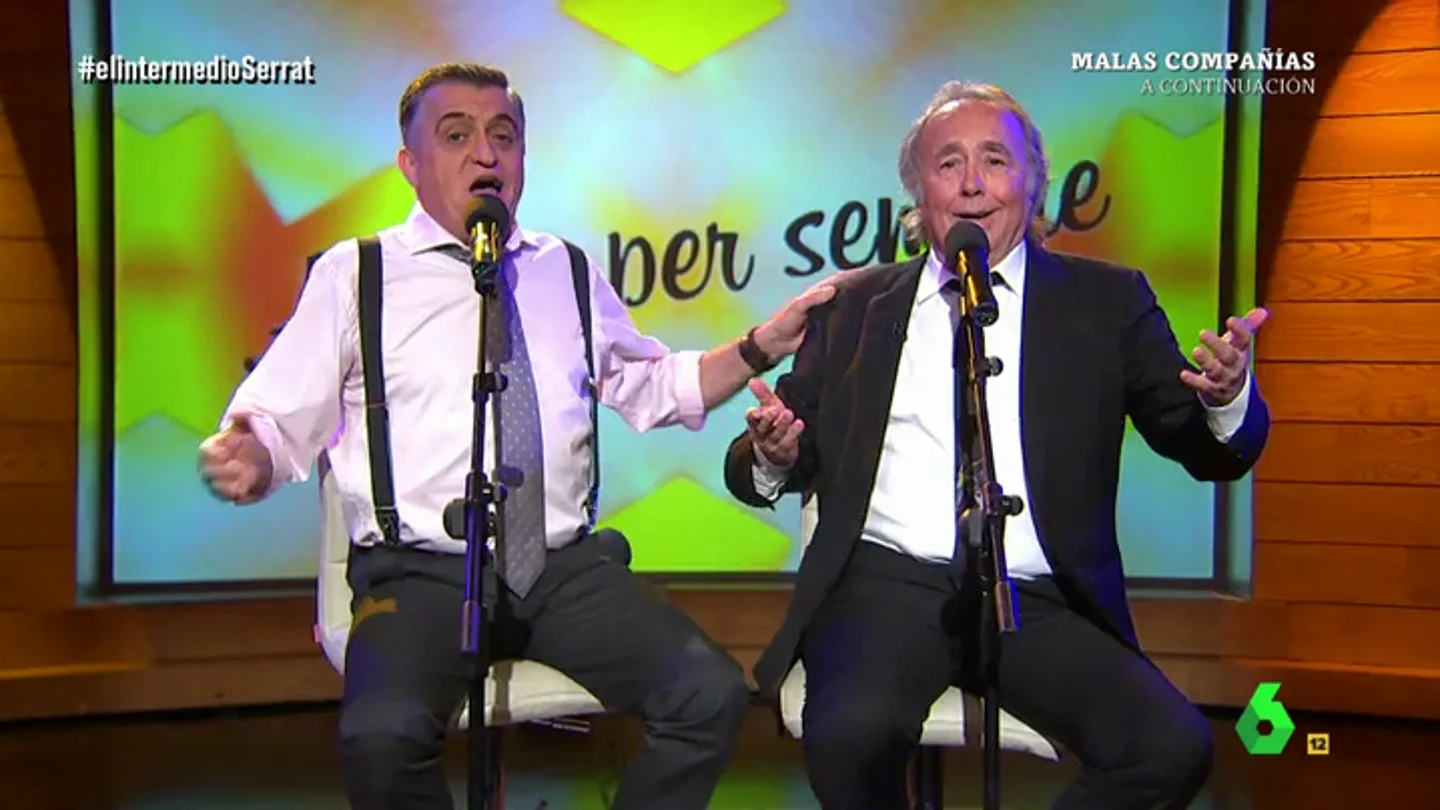 El Gran Wyoming y Joan Manuel Serrat El Gran Wyoming y Joan Manuel Serrat