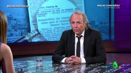 Joan Manuel Serrat en El Intermedio Joan Manuel Serrat en El Intermedio