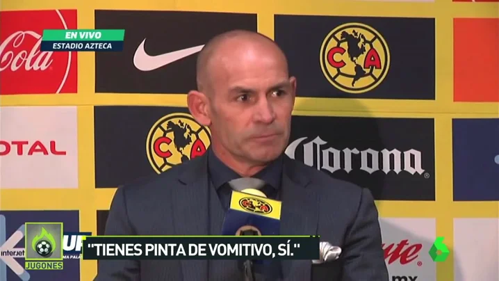 Paco Jémez a un periodista: "Tienes pinta de vomitivo, sí" Paco Jémez a un periodista: "Tienes pinta de vomitivo, sí"