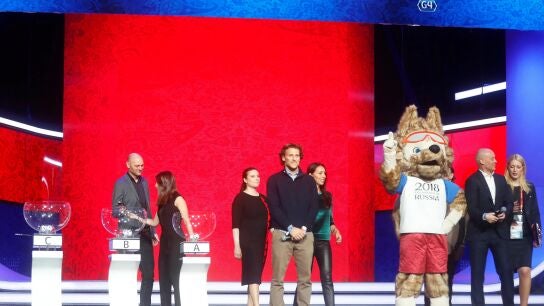 Ensayo del sorteo del Mundial de Rusia